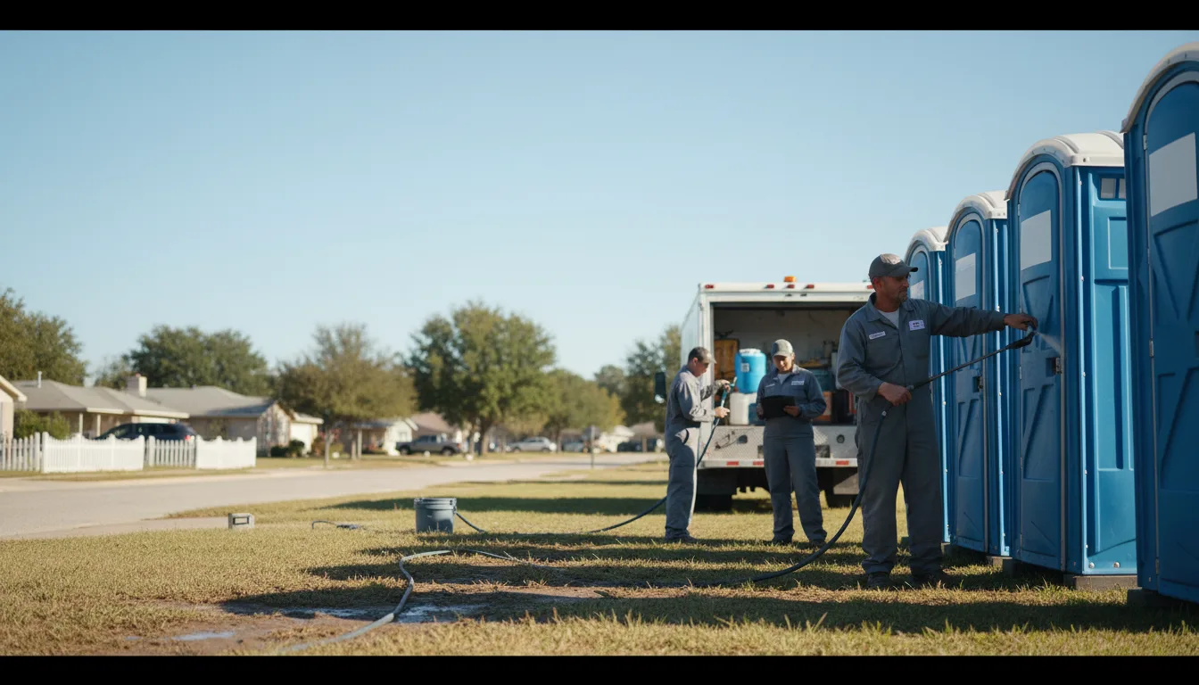 Long-Term Portable Toilet Rental in Odum, GA near me